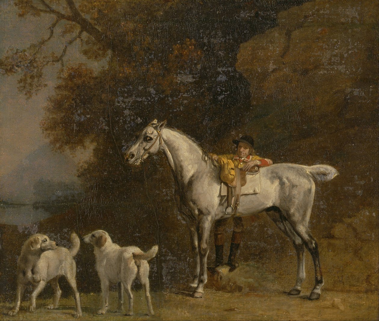 Tanulmányok a "Richmond 3. hercege a Charleton vadászattal" című filmhez vagy az utána készültek. alkotó: George Stubbs