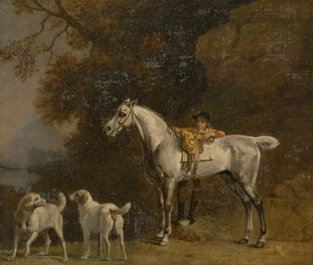 Tanulmányok „A harmadik Richmond herceg a charletoni vadászattal” című vagy utána alkotó: George Stubbs
