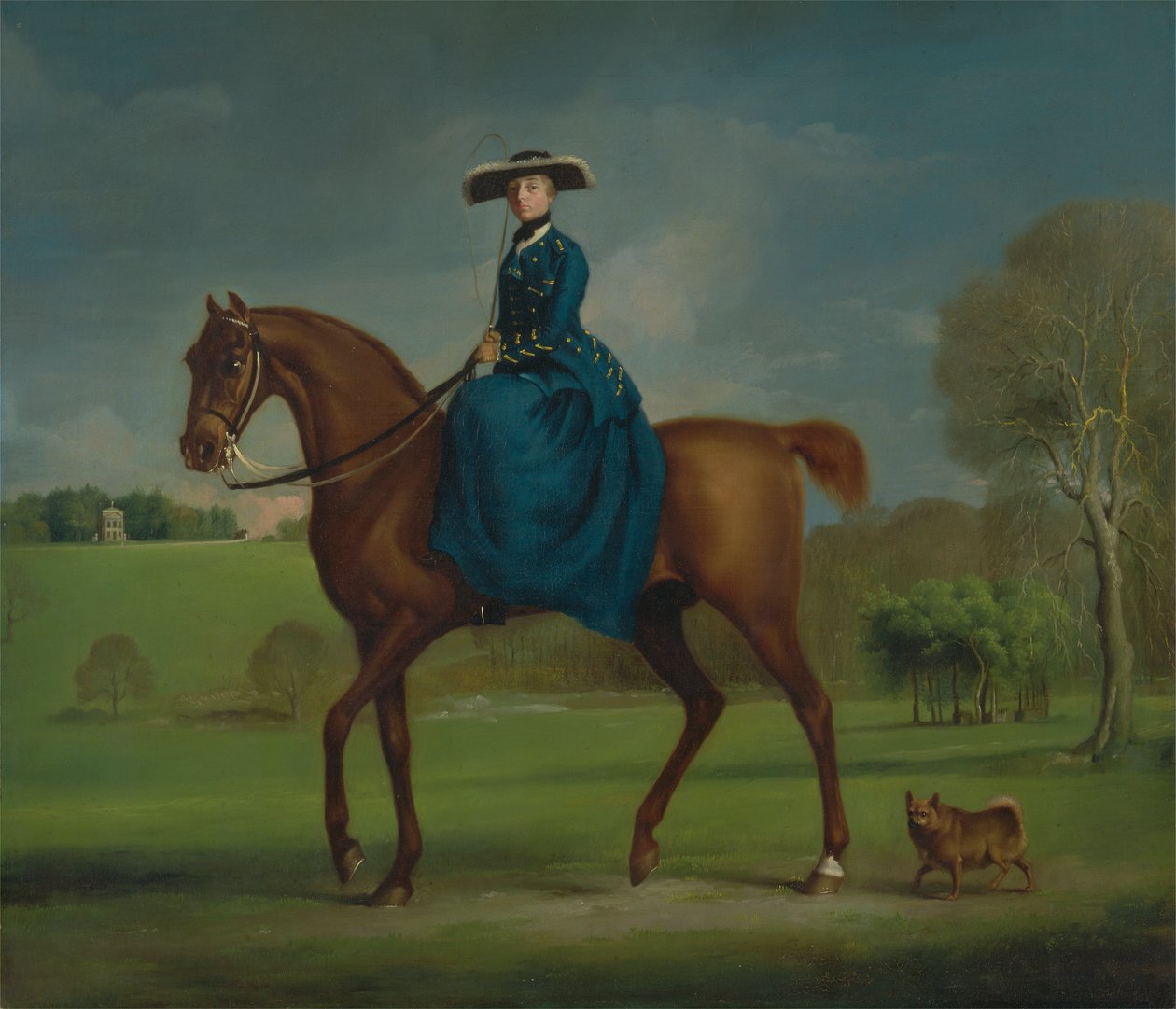 Coningsby grófnője a Charlton Hunt jelmezében alkotó: George Stubbs