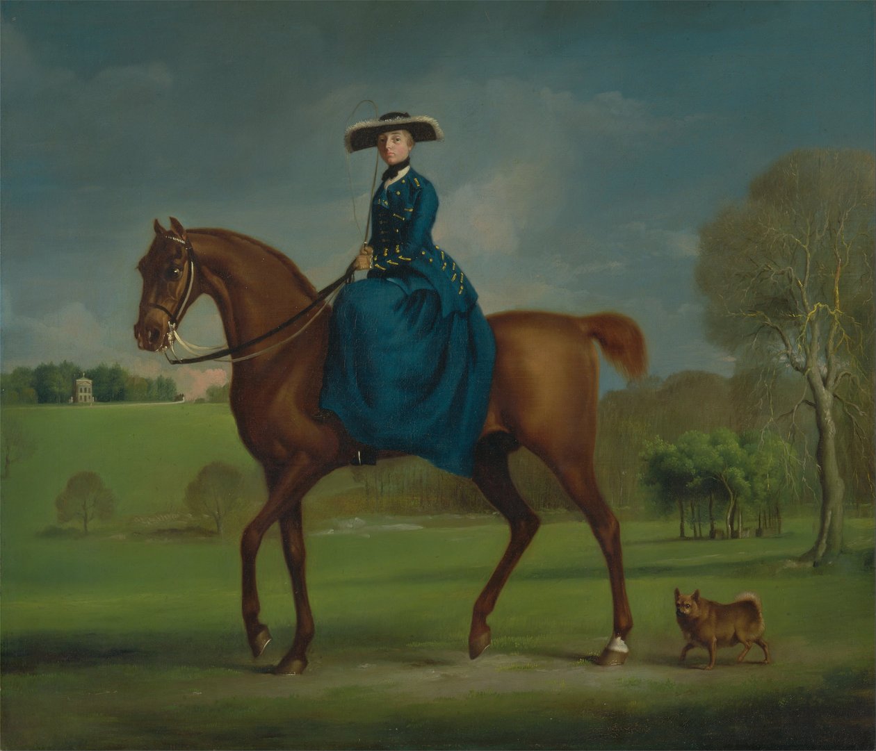 Coningsby grófnője a Charlton vadászat jelmezében alkotó: George Stubbs