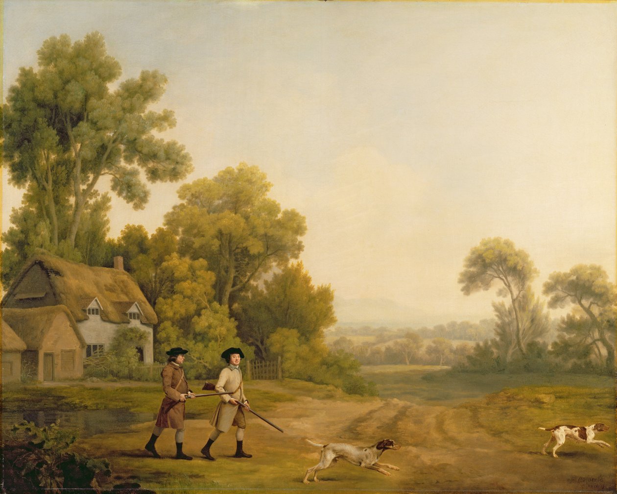 Két úriember forgatni megy (olaj, vászon) alkotó: George Stubbs