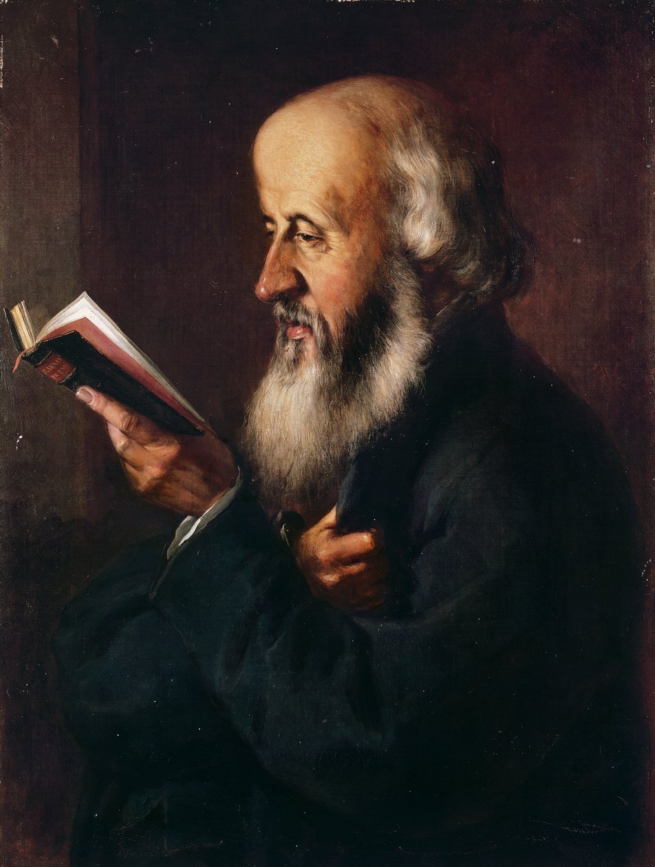 William Barnes portréja (Rushay, Winterborne-1801 alkotó: George Stuckey