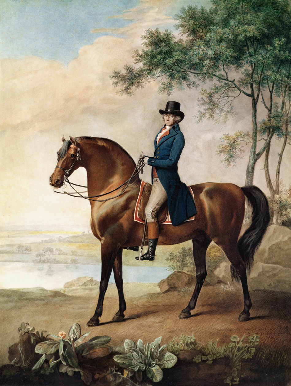 Warren Hastings Esq. arab lován, George Stubbs festménye után alkotó: George Townley Stubbs