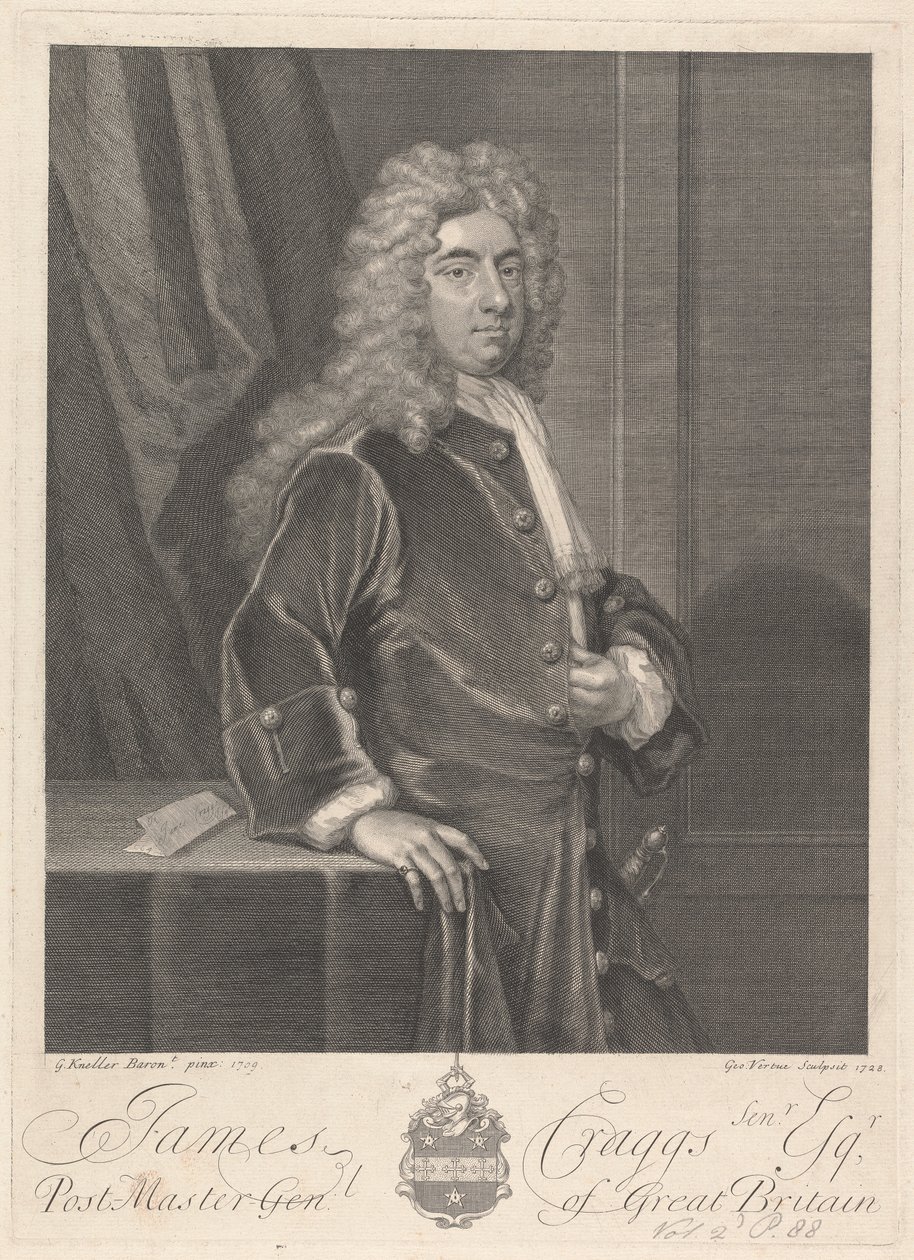 Idősebb James Craggs alkotó: George Vertue
