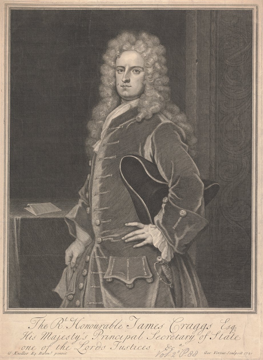 James Craggs, a fiatalabb alkotó: George Vertue