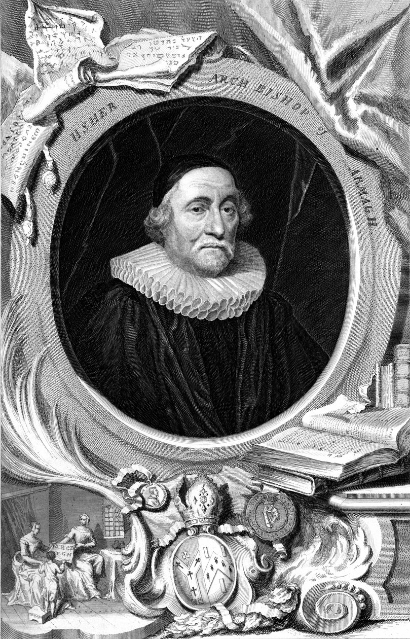 James Ussher, 17. századi angol pap és Armagh érseke, XVIII. alkotó: George Vertue