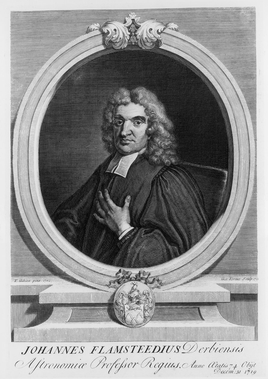 John Flamsteed csillagász, 1712 alkotó: George Vertue
