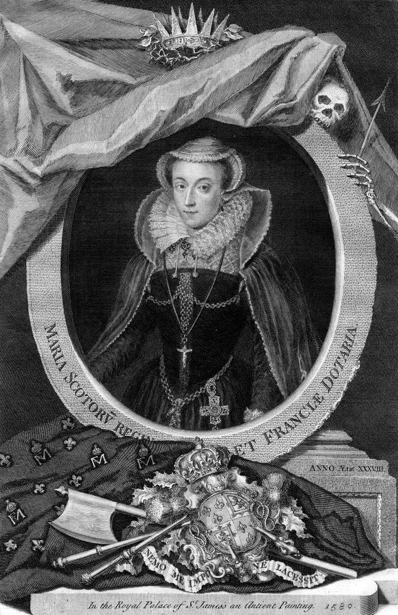 Mária, skótok királynője, 1735. alkotó: George Vertue