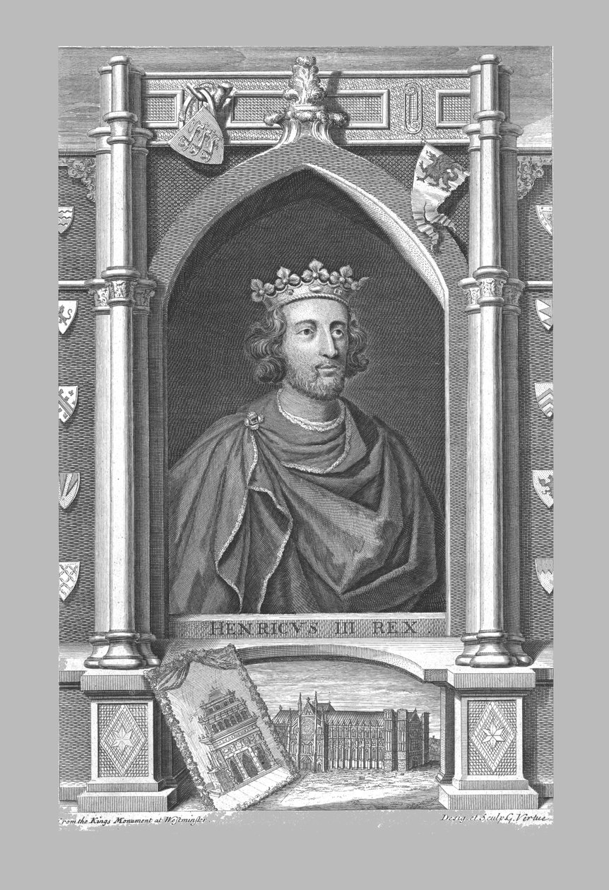 Henrik emlékműve, 1730-as évek. alkotó: George Vertue
