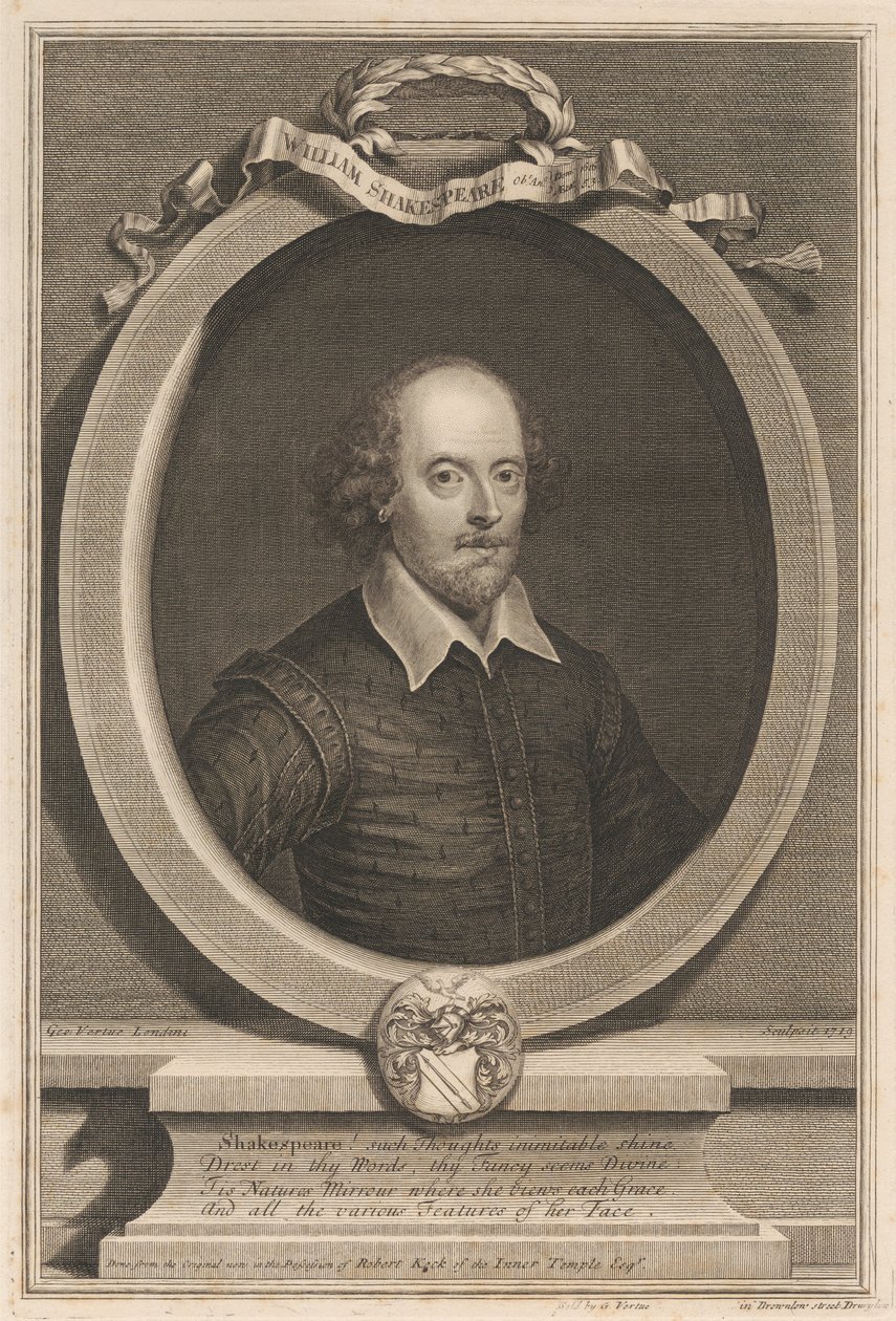 William Shakespeare alkotó: George Vertue