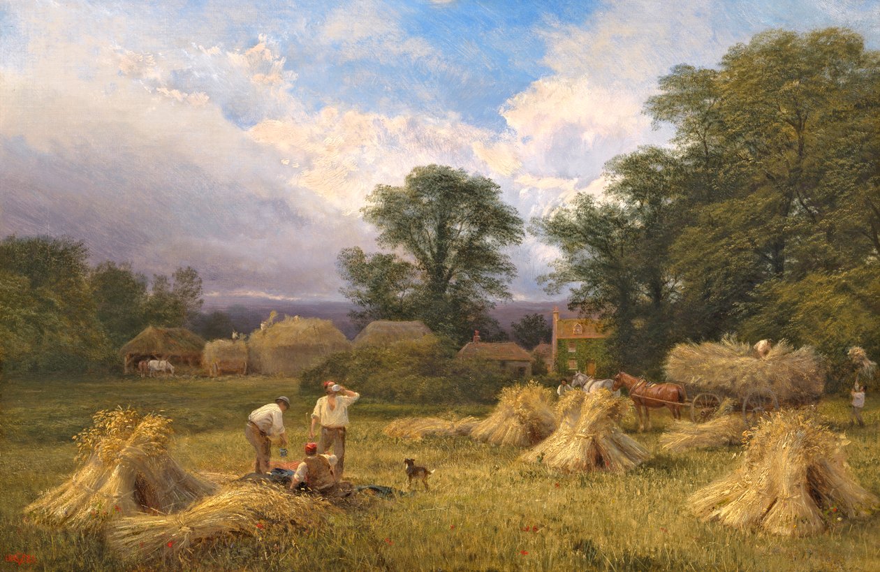 Betakarítás ideje, 1883 alkotó: George Vicat Cole