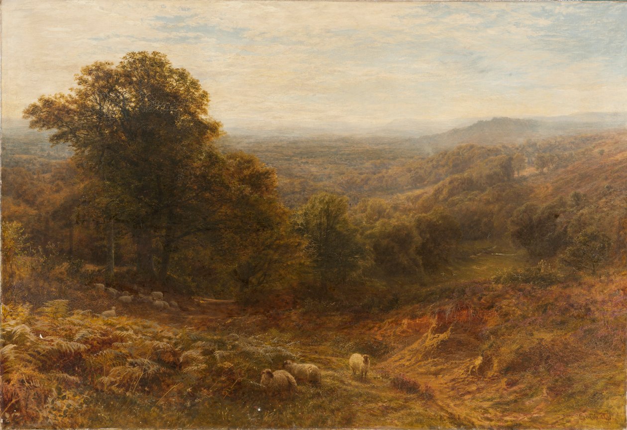 „Noon on the Surrey Hills”, 1853-1893 alkotó: George Vicat Cole