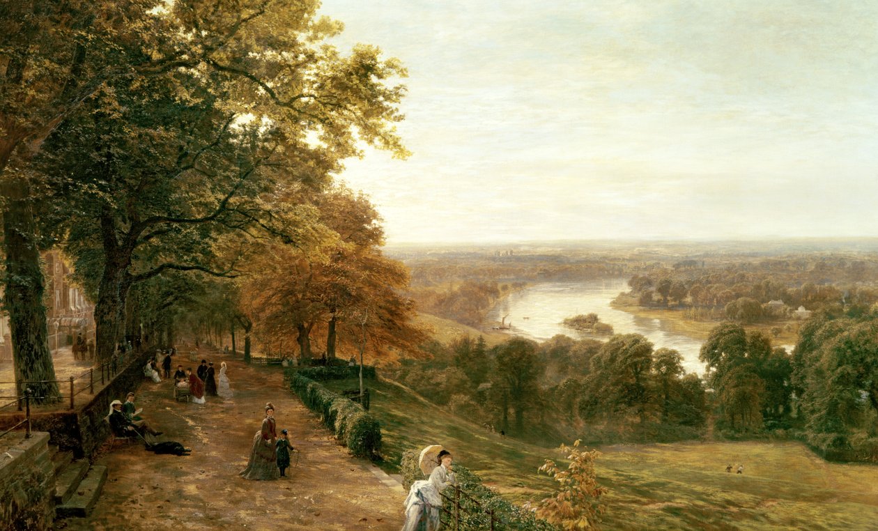 Richmond Hill, London, 1875 alkotó: George Vicat Cole