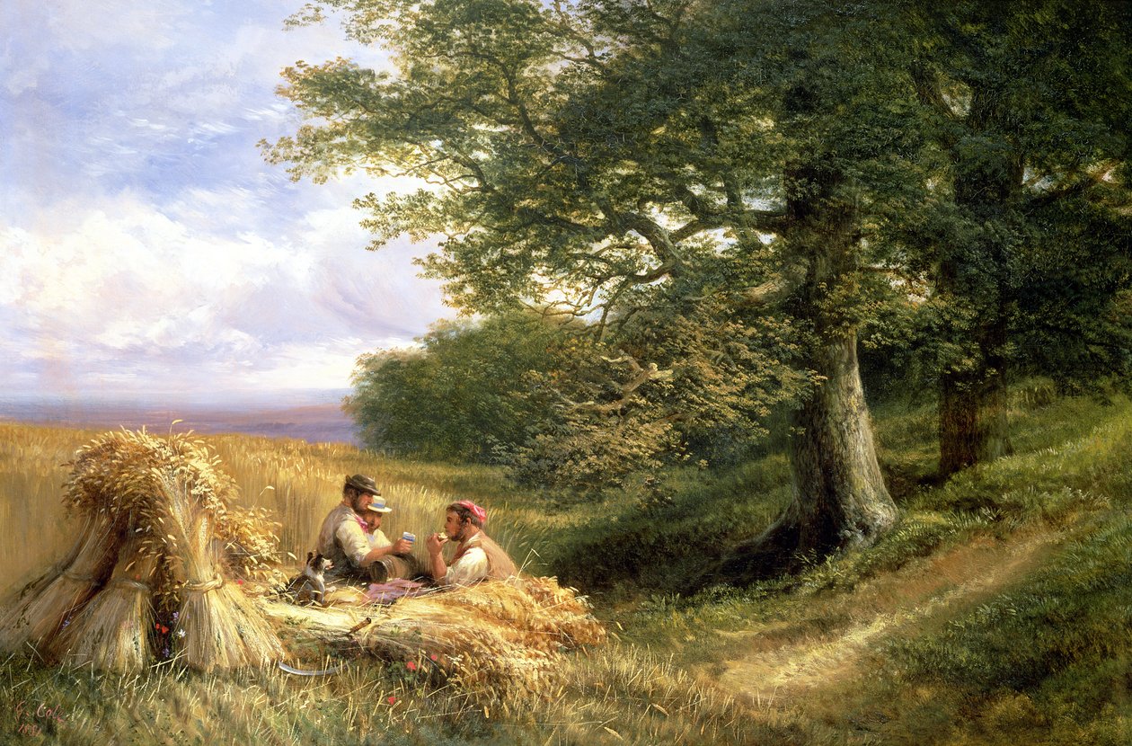 Aratógépek, 1881 alkotó: George Vicat Cole