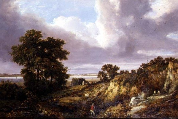 Meszes kemence Gravesend közelében alkotó: George Vincent