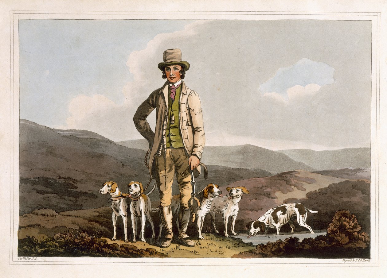 A kutyatörő, metszette Robert Havell the Elder, kiadta 1814-ben Robinson and Son, Leeds alkotó: George Walker