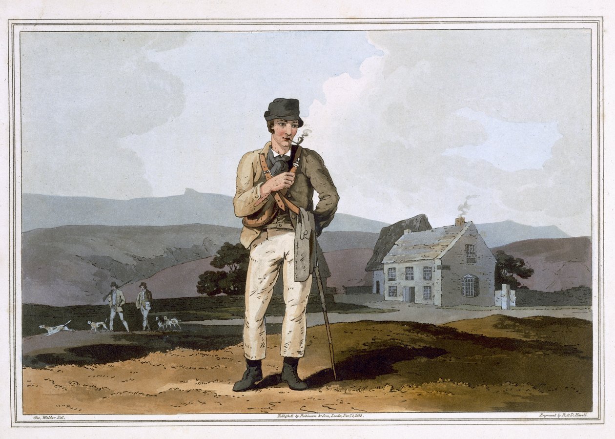 The Moor Guide, metszette Robert Havell the ELder, kiadta 1814-ben a Robinson and Son, Leeds alkotó: George Walker