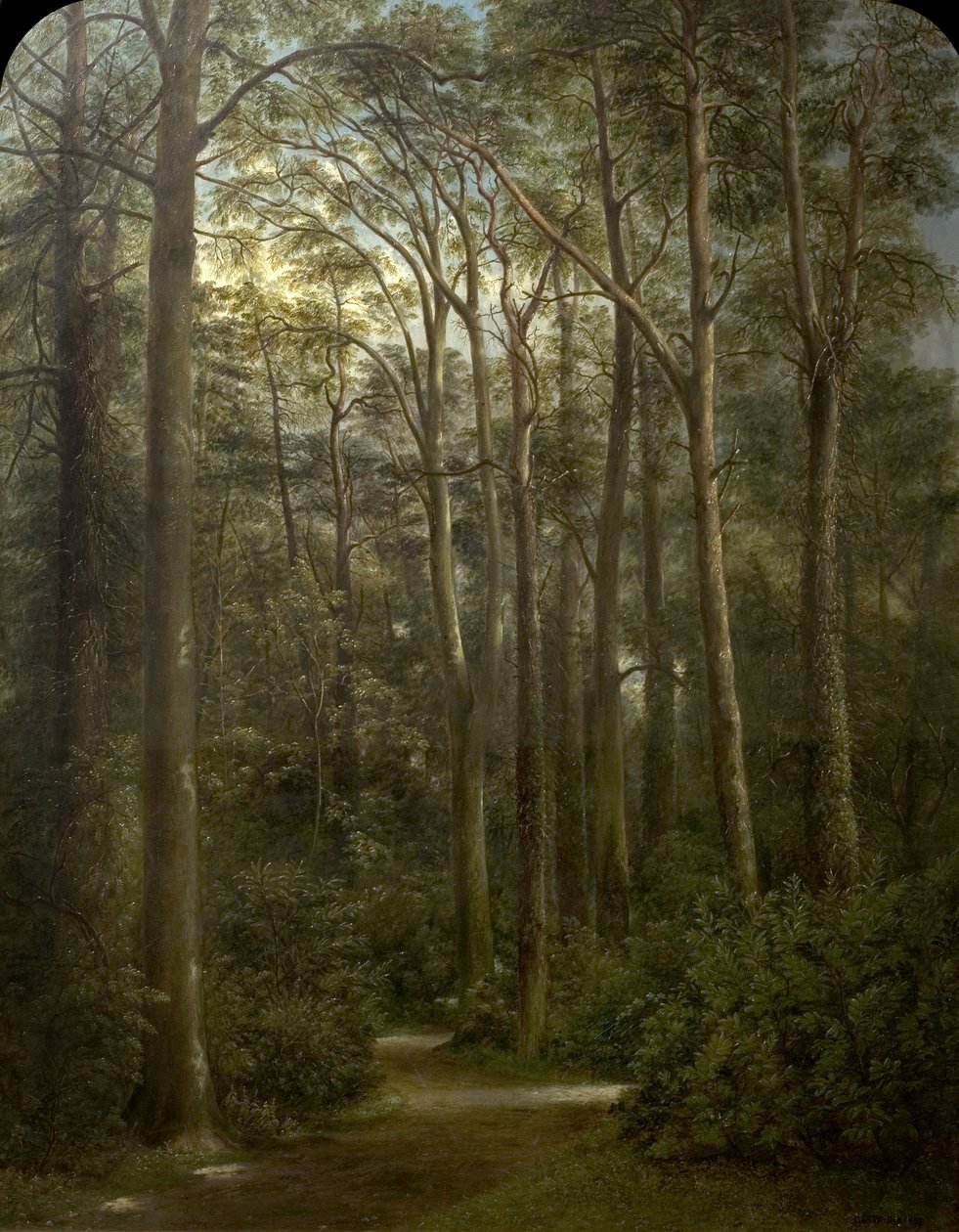A vadon, 1857 alkotó: George Augustus Wallis