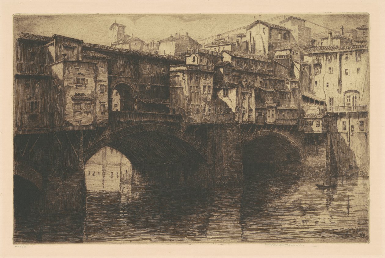 Ponte Vecchio, Firenze alkotó: George Walter Chandler