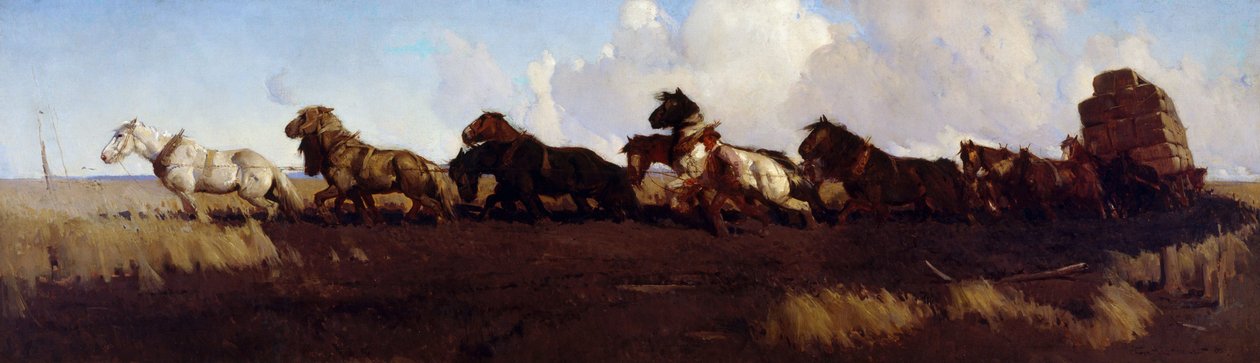 A fekete talaj síkjain alkotó: George Washington Lambert