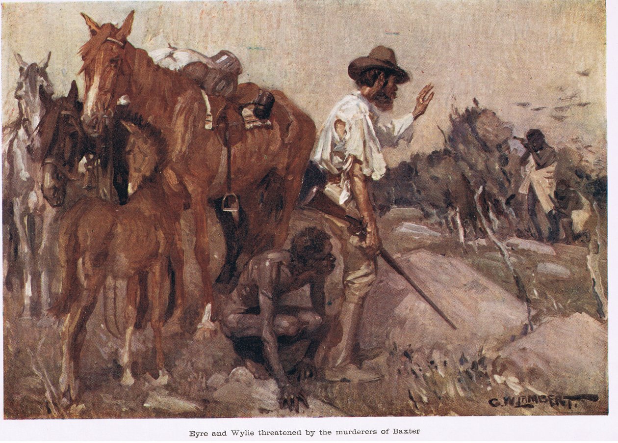 Eyre és Wylie fenyegetőzött alkotó: George Washington Lambert