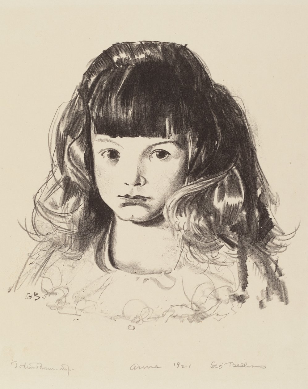 Anne 1921, 1923. alkotó: George Wesley Bellows