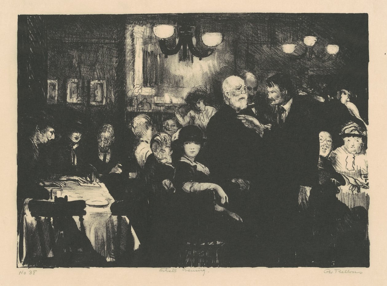 Művészek estje alkotó: George Wesley Bellows