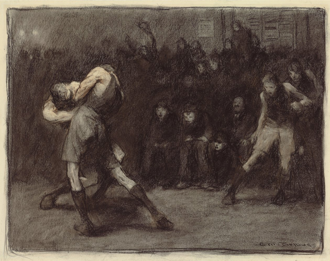 Kosárlabda, 1906 alkotó: George Wesley Bellows