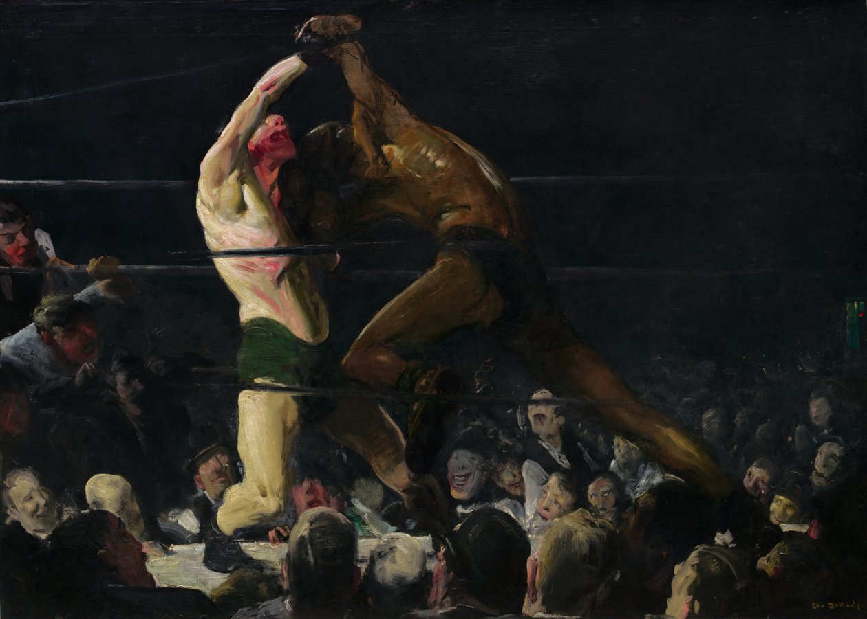 Ennek a klubnak mindkét tagja, 1909. alkotó: George Wesley Bellows