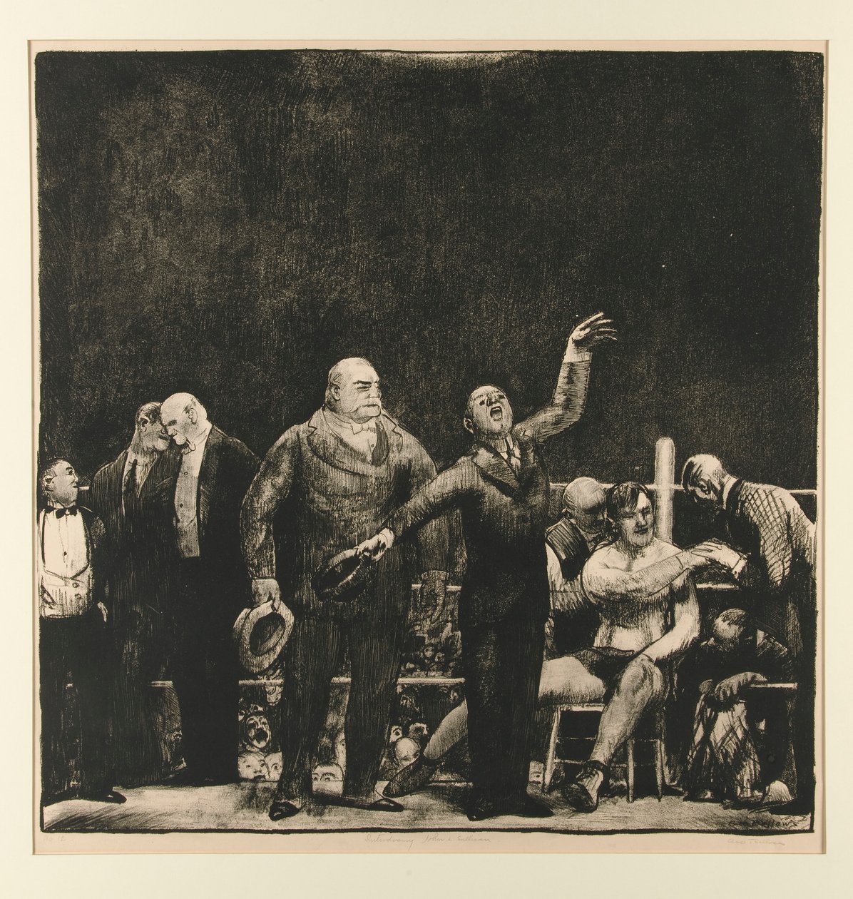 Bemutatkozik John L. Sullivan alkotó: George Wesley Bellows