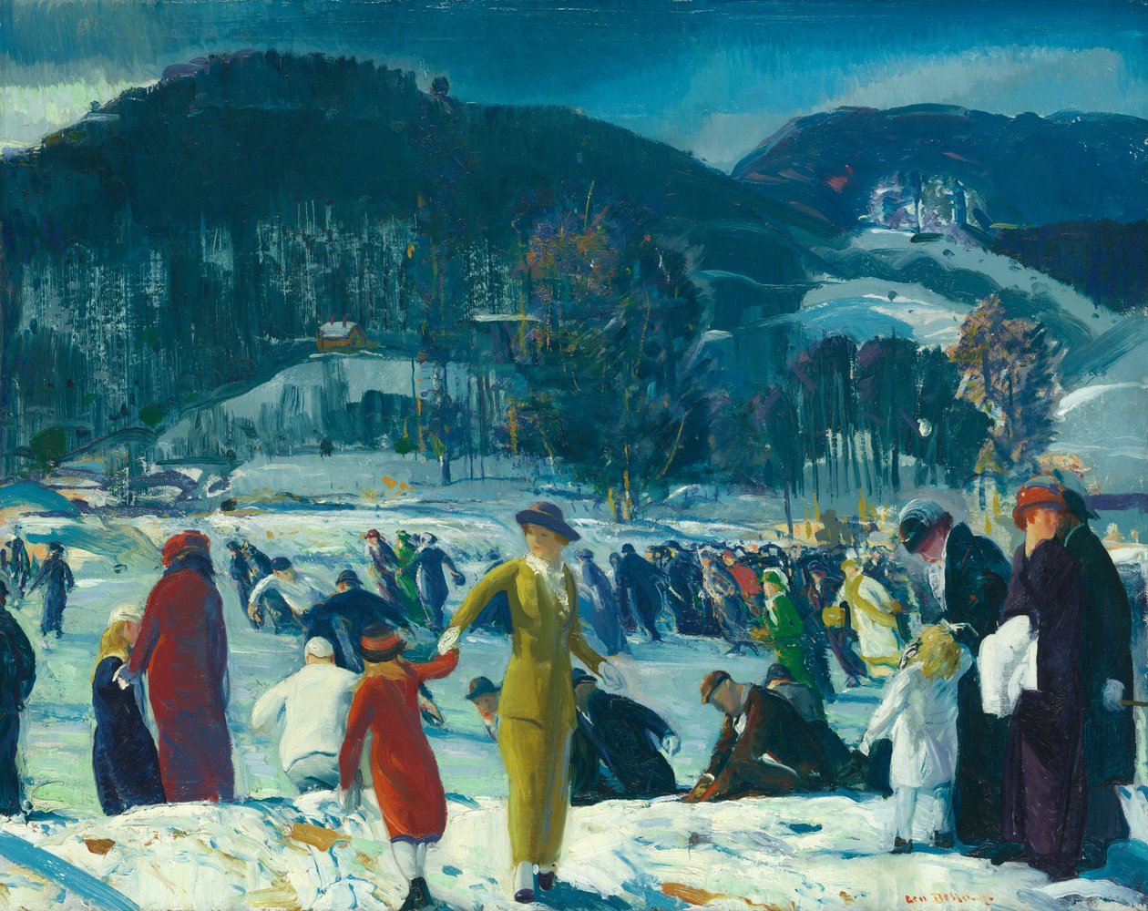 A tél szeretete alkotó: George Wesley Bellows