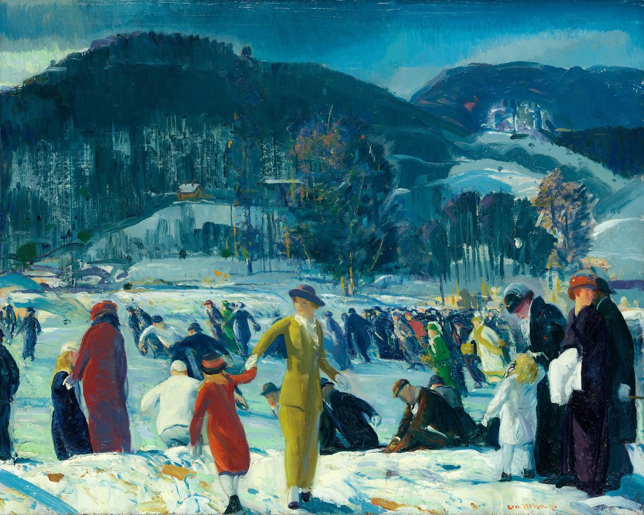 A tél szerelme, 1914 alkotó: George Wesley Bellows