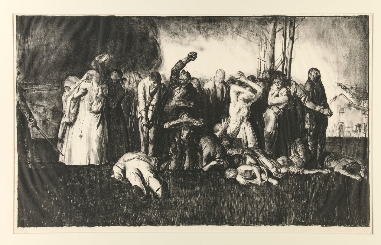 Mészáros: háborús sorozat alkotó: George Wesley Bellows