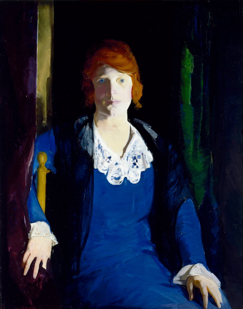 "" Florence Pierce portréja"" Peinture de George Bellows (1882-1925) 1914 - Olaj, fa - 96,5x76,2 - Szépművészeti Múzeum, Houston alkotó: George Wesley Bellows