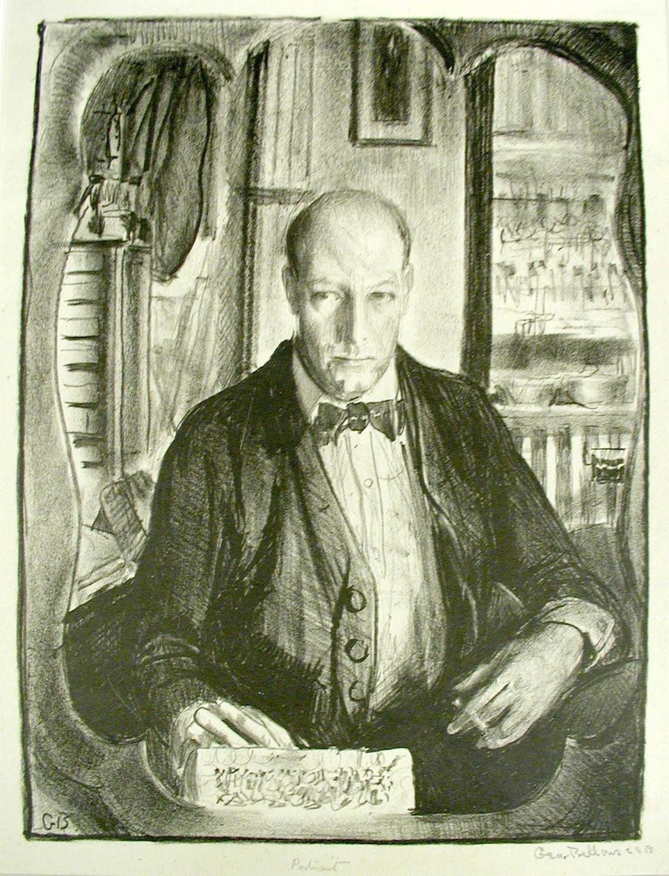 Önarckép alkotó: George Wesley Bellows
