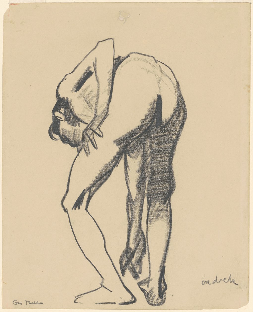 Tanulmány az 1. folyóparthoz, c. 1915. alkotó: George Wesley Bellows