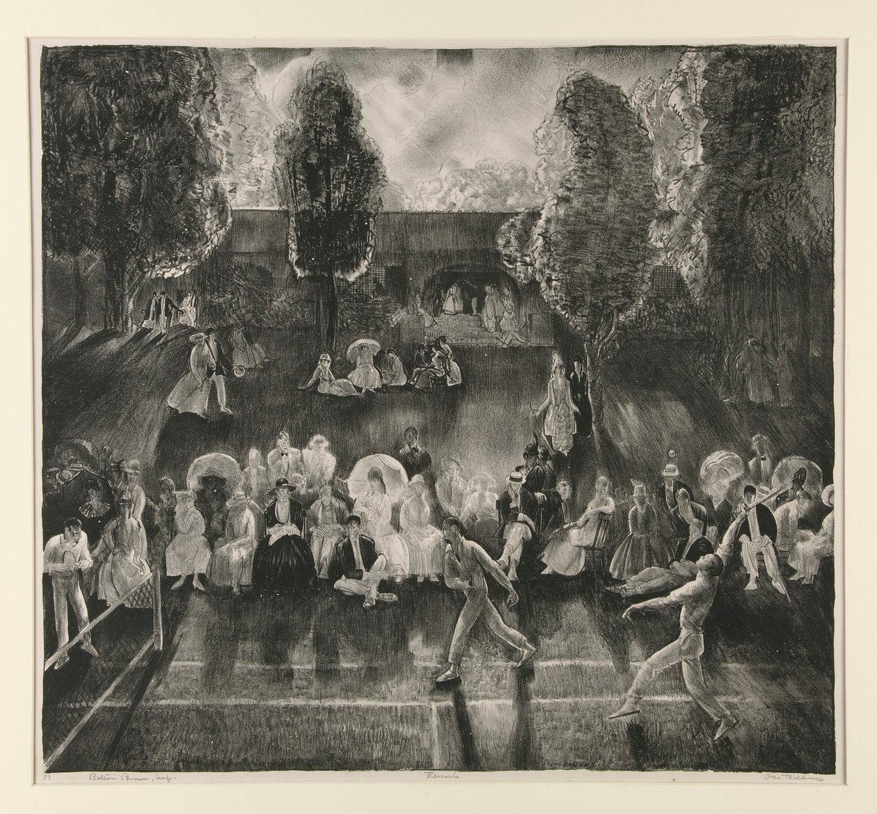 Tenisz alkotó: George Wesley Bellows