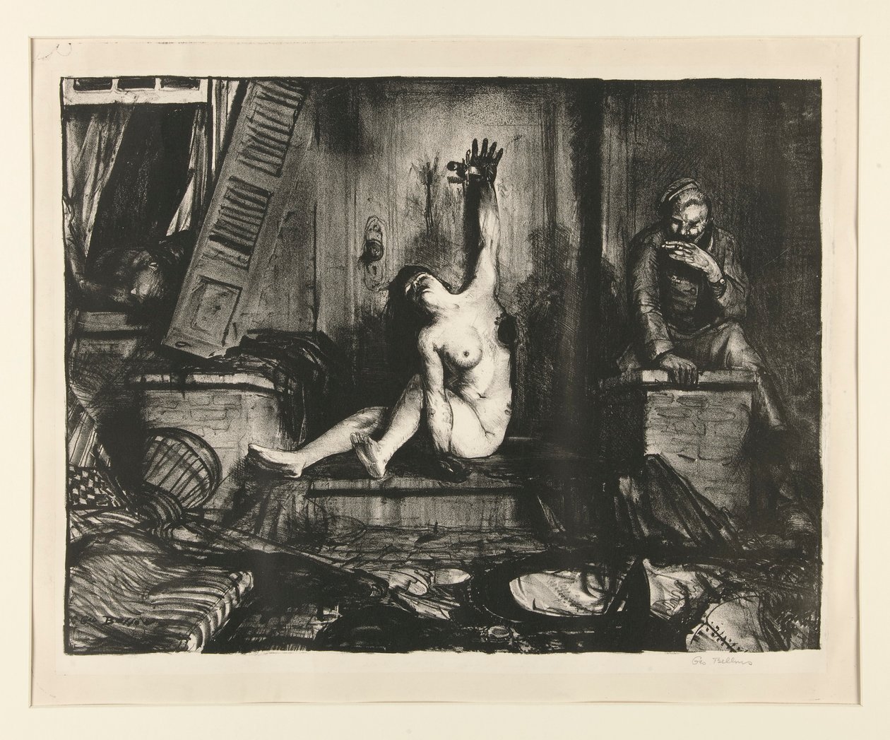 A cigaretta a háborús sorozatból alkotó: George Wesley Bellows