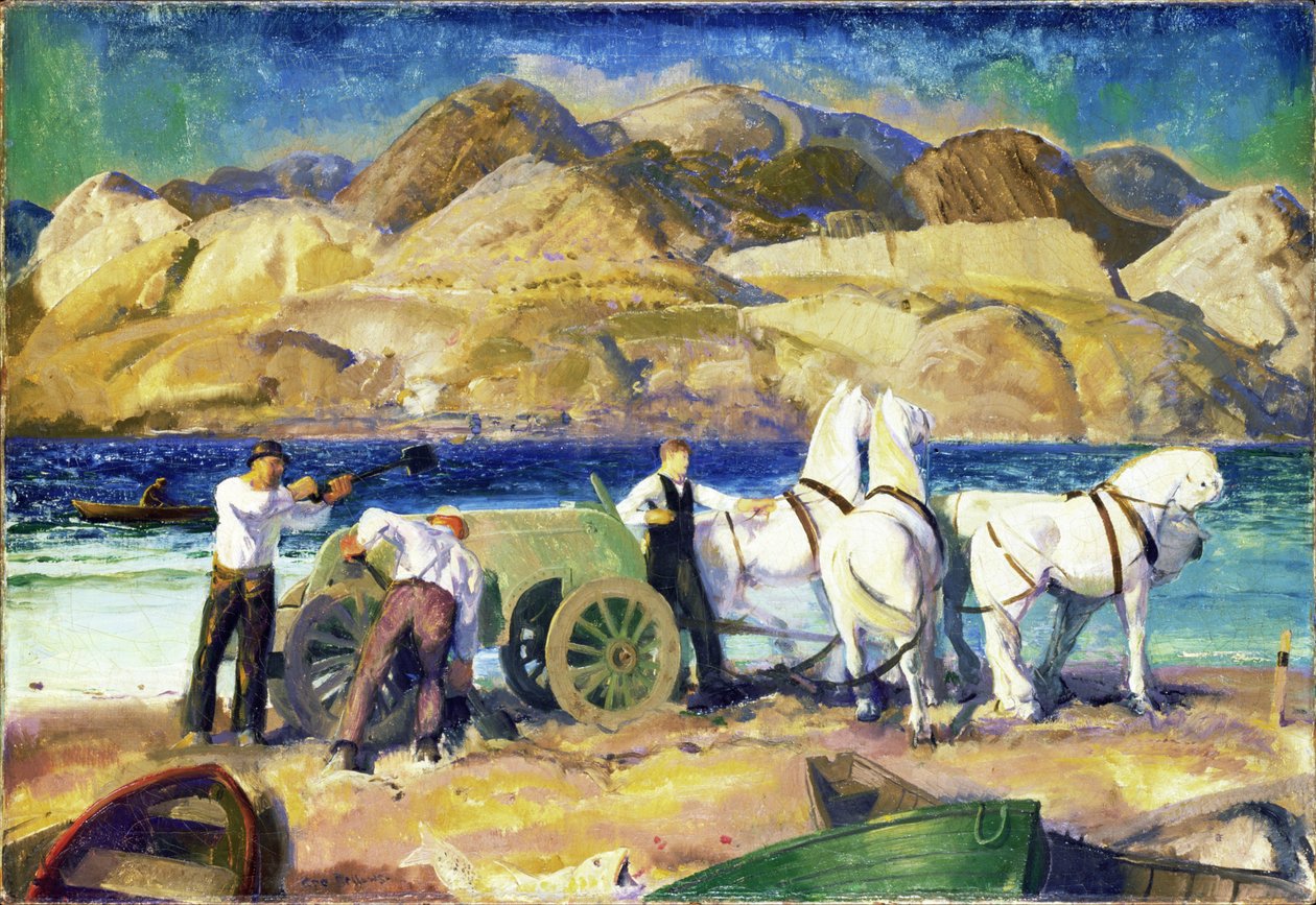A homokos szekér, 1917 alkotó: George Wesley Bellows