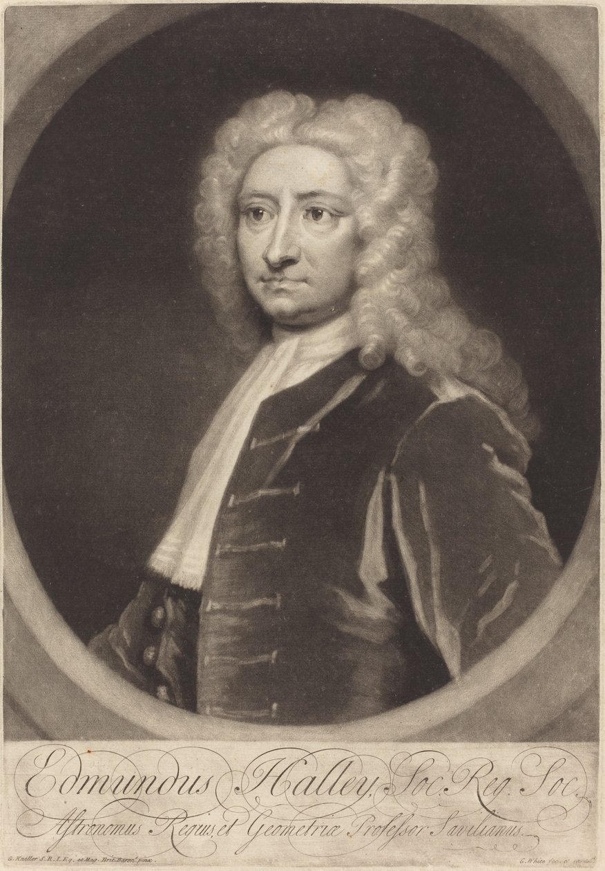 Edmund Halley alkotó: George White after Sir Godfrey Kneller