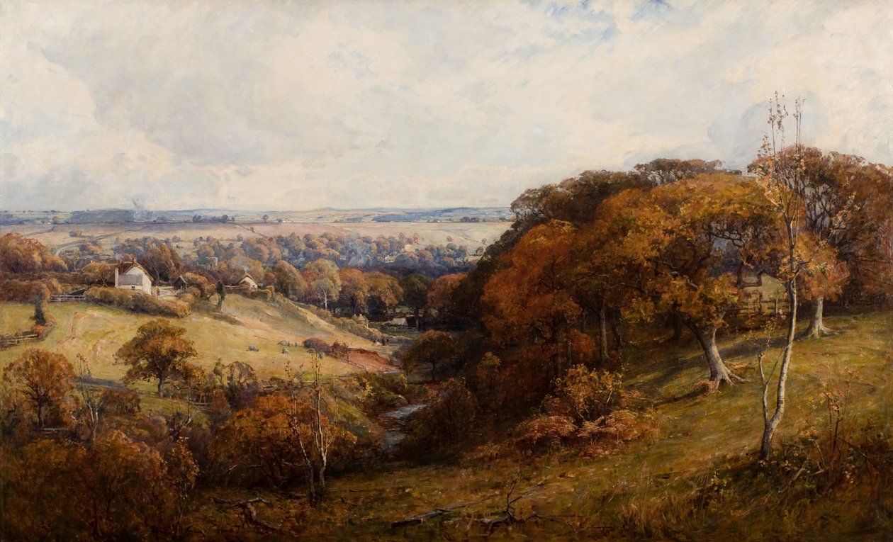 Tummel vízesése alkotó: George Whitton Johnstone