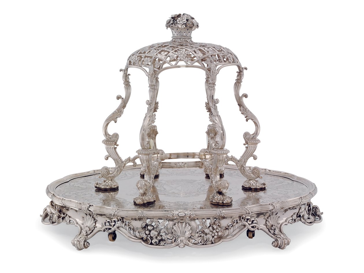 Epergne, a Leinster-szolgálat alkotó: George Wickes