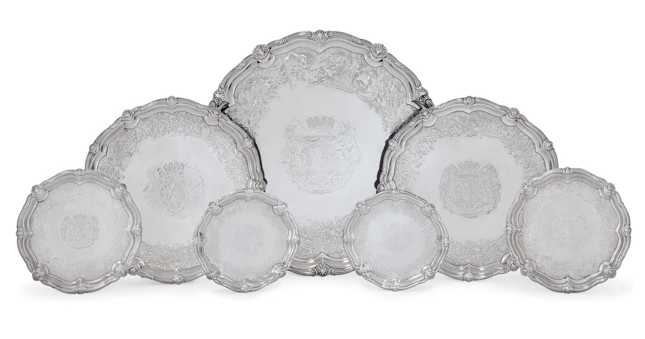 Salvers, a Leinster-szolgálat alkotó: George Wickes