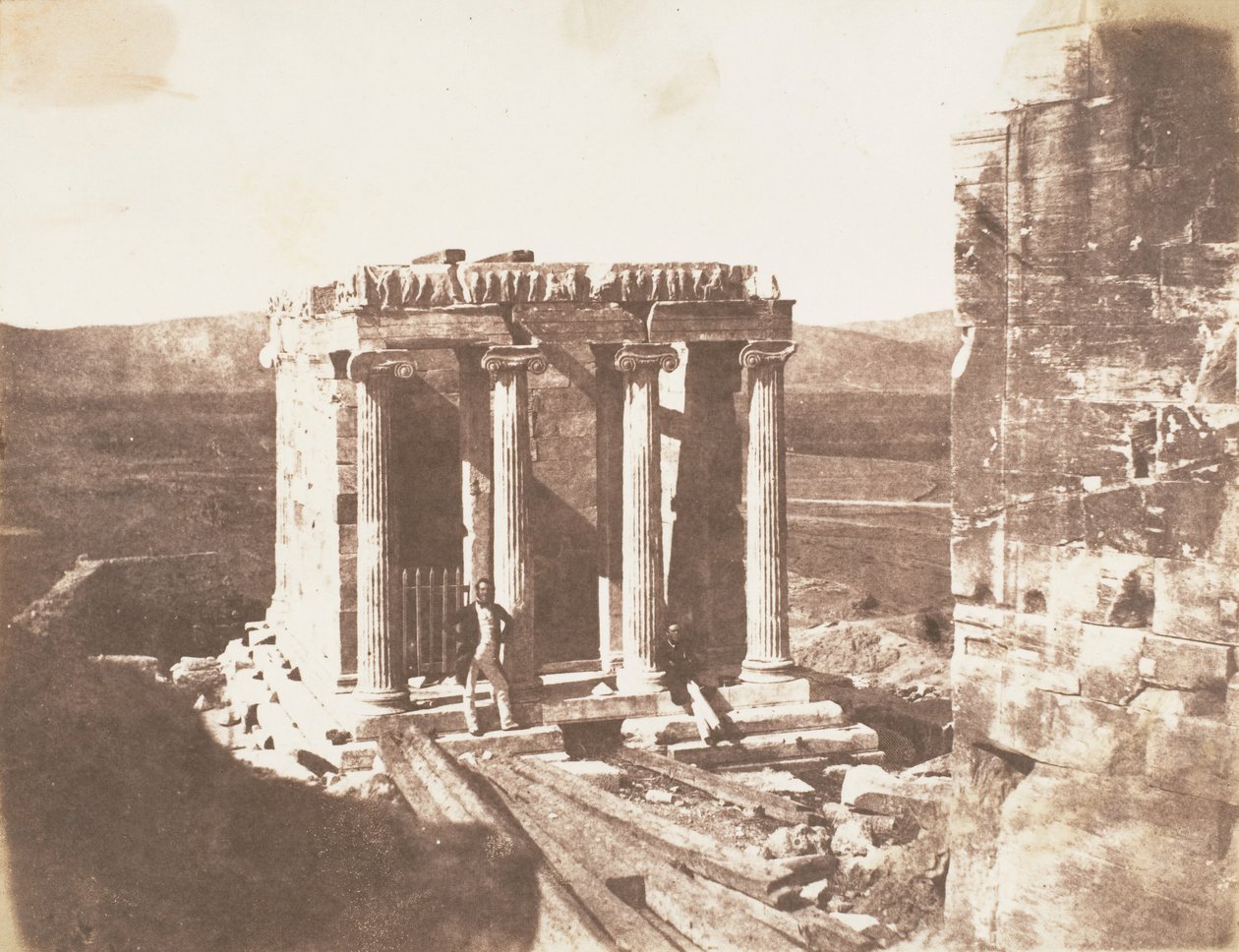 Győzelem temploma, kb. 1848. alkotó: George Wilson Bridges