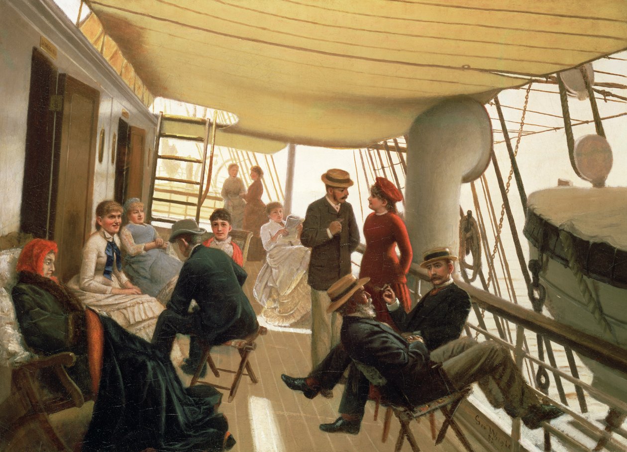 Tengerjáró hajó, 1882 alkotó: George Wright