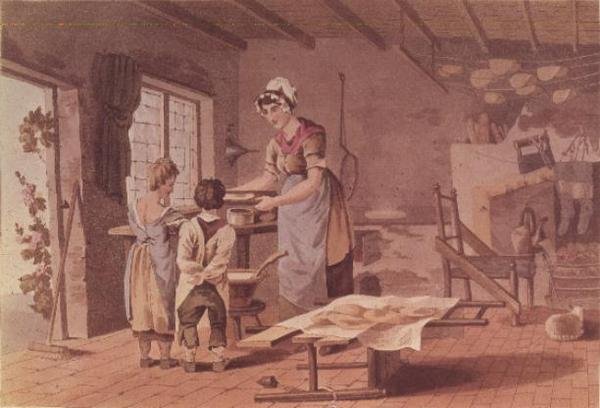 Zabkalács készítés, a Havell Brothers metszete, kocsma. 1813, Robinson and Son (lásd még: 56302) alkotó: George after Walker