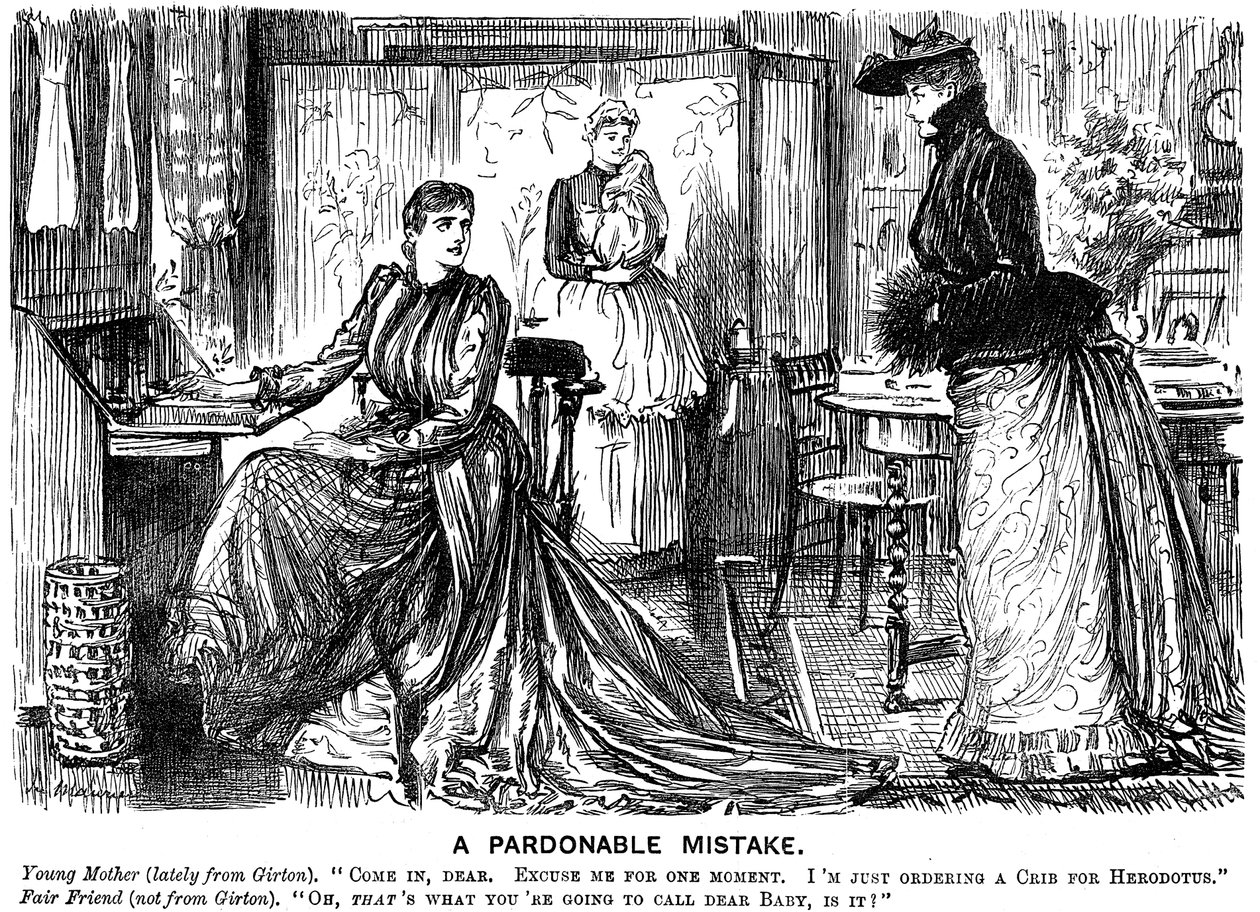 Megbocsátható hiba, 1889 alkotó: George du Maurier