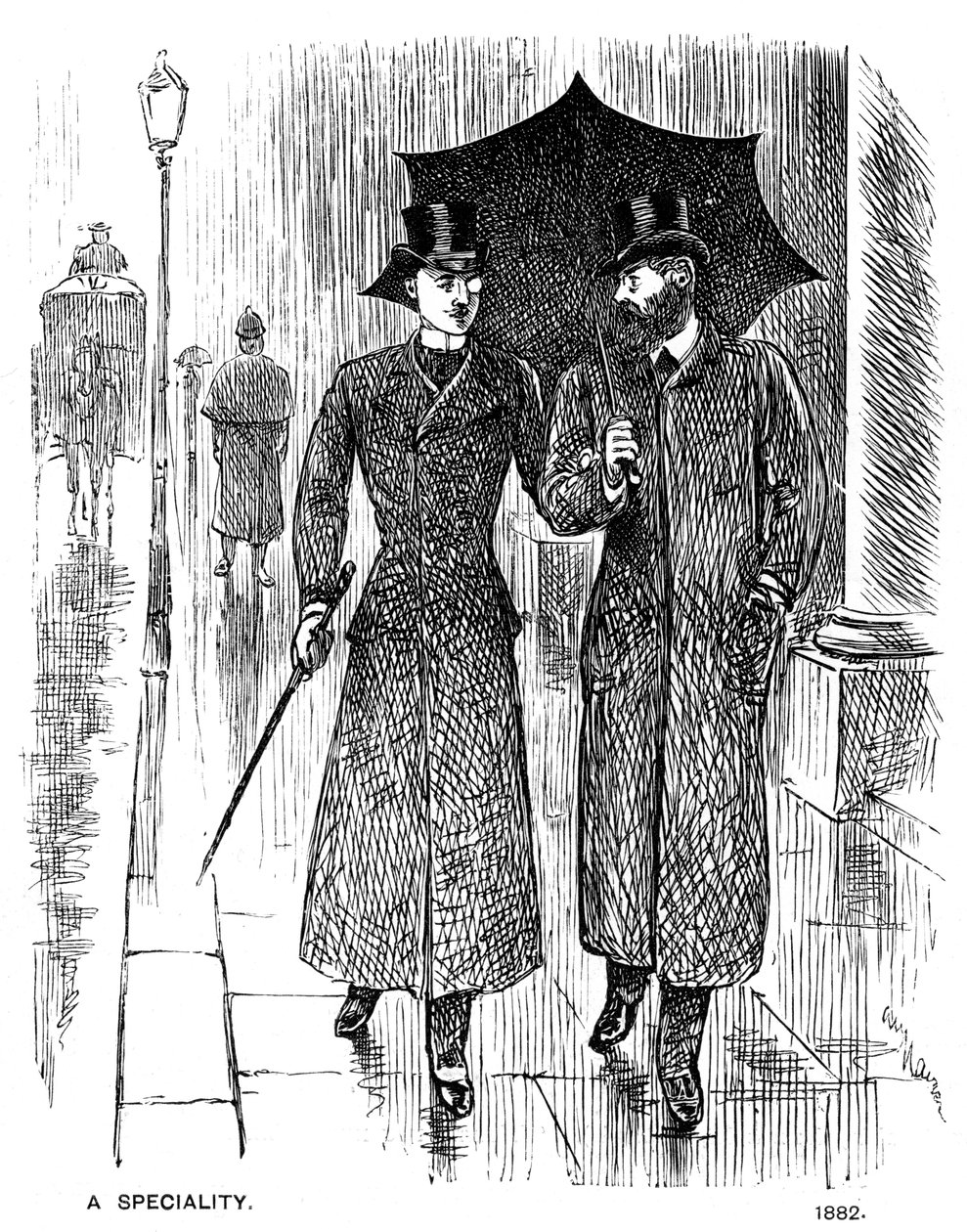Különlegesség, 1882-1891. alkotó: George du Maurier