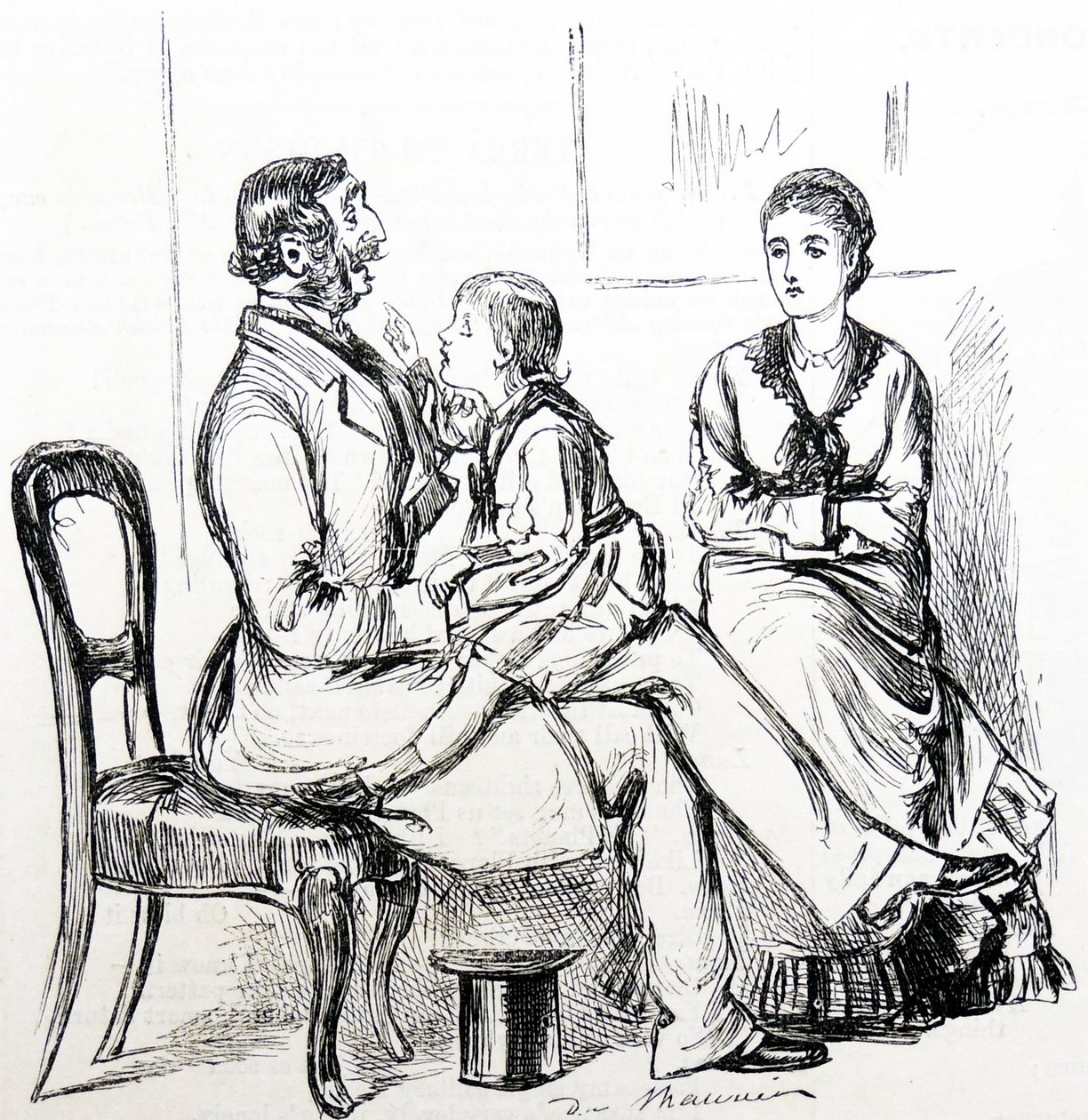Gyermeket lenyűgözött a műfogak rögzítésére használt gumi alkotó: George du Maurier