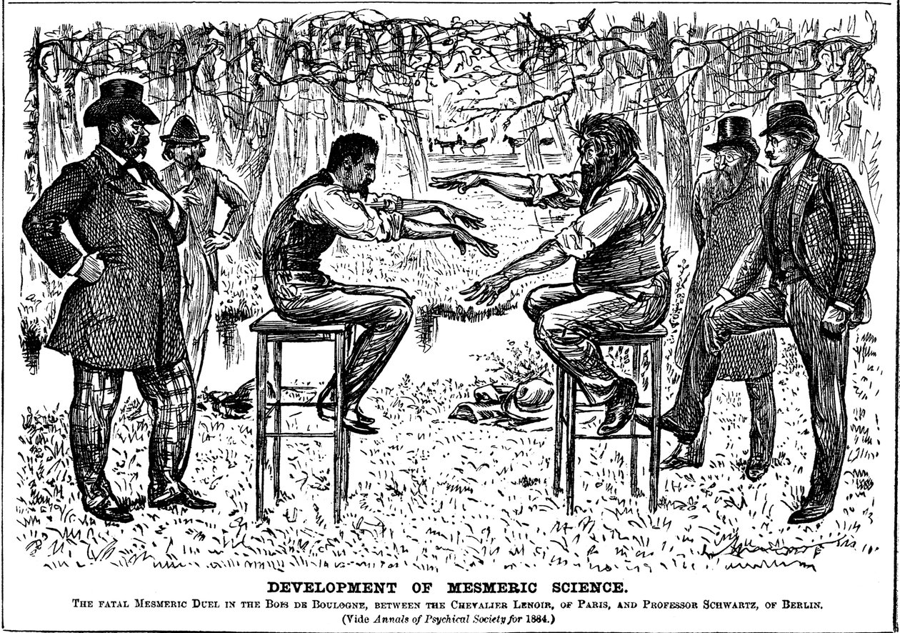 A mesmerikus tudomány fejlődése, 1883 alkotó: George du Maurier